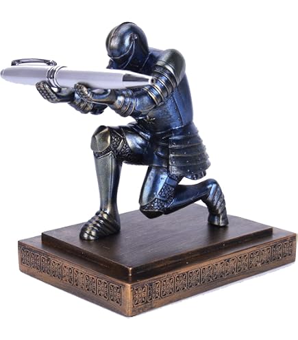 騎士のペン置き Amazon.com : CYXStar Executive Knight Pen Holder - Decorative